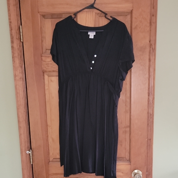Motherhood Maternity Dresses & Skirts - Black Short Sleeve Dress